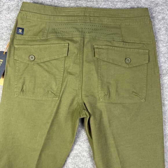 Roark Pants Mens Size 28 Olive Green Military Army Layover 2.0 Travel Commuter - Picture 12 of 16